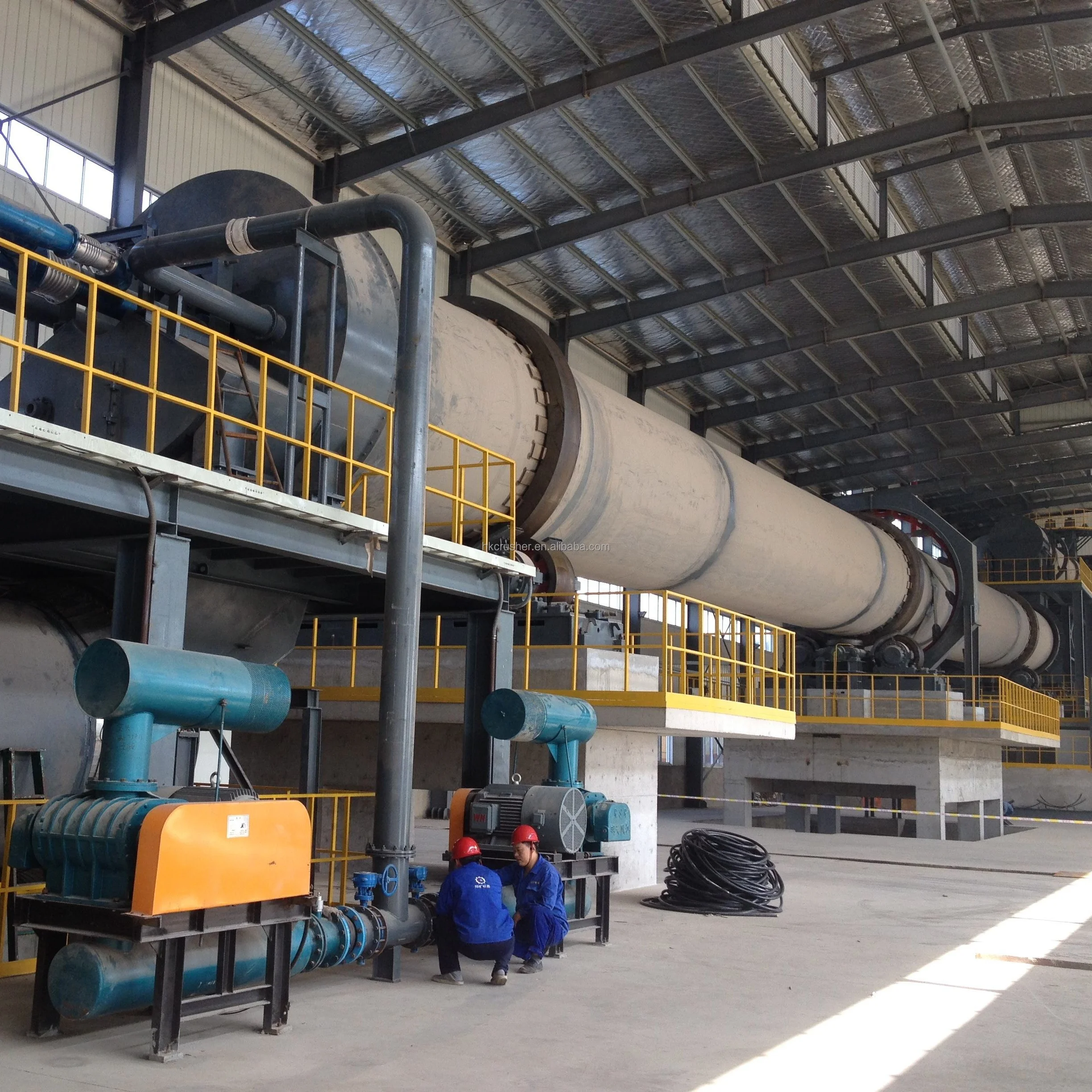 Factory Price Manufacturer 200 TPD Cement Rotary kiln Machine Clinker Calcination