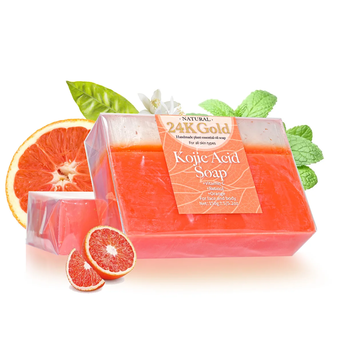 Kojic Acid Whitening Acne Removing Moisturizing Soap For Deep Cleansing Facial Cleansing Shower Soap For Anti Wrinkle