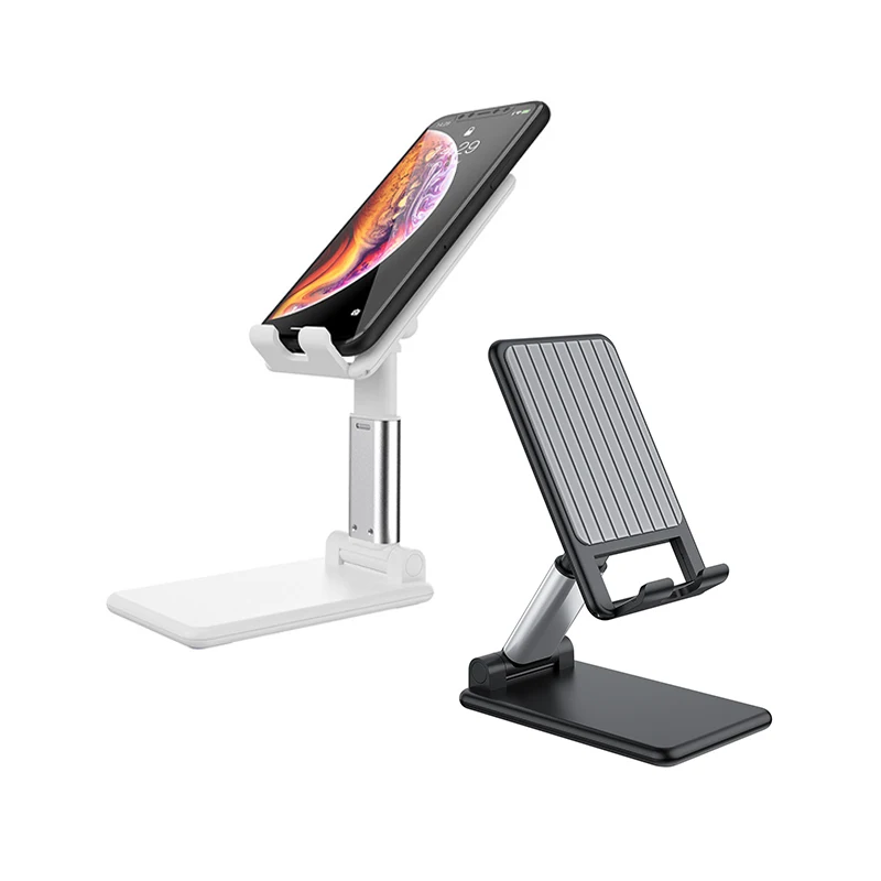 
Best Selling Desk Cell Phone Stand Holder Updated Desktop Universal Desk Stand for All Mobile Smart Phone 