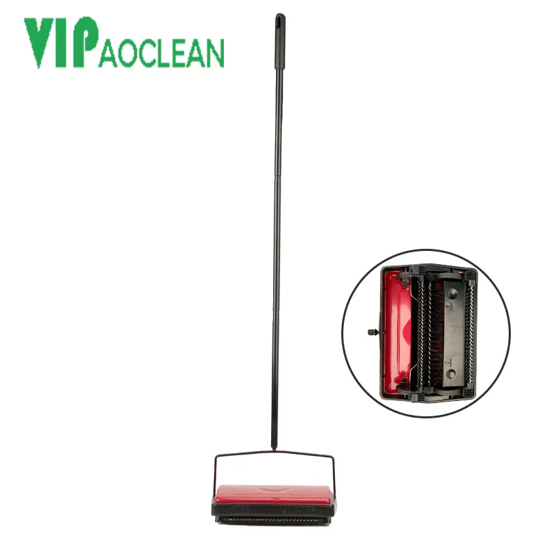 VIPaoclean Floor Rotating Brush Magic Broom Carpet Sweeper