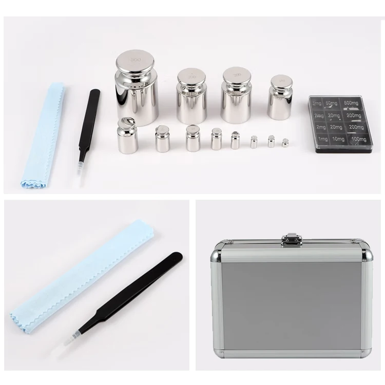 1000g calibration weight stainless steel adjustment balance weight set