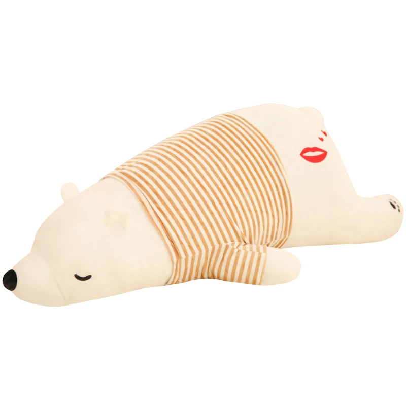 New Cute Lovely Soft Sloth Filling Bear Pillow Realistic Kids Stuffed Animals In Bulk