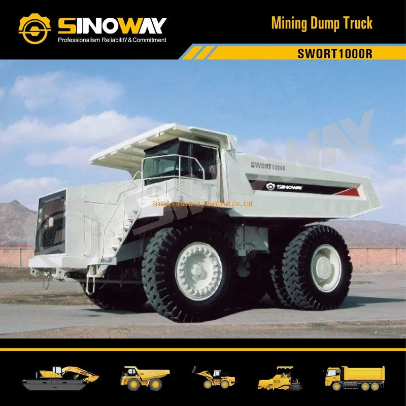 4X2 самосвал с жесткой рамой SINOWAY 90 тонн для горных работ в хорошем состоянии