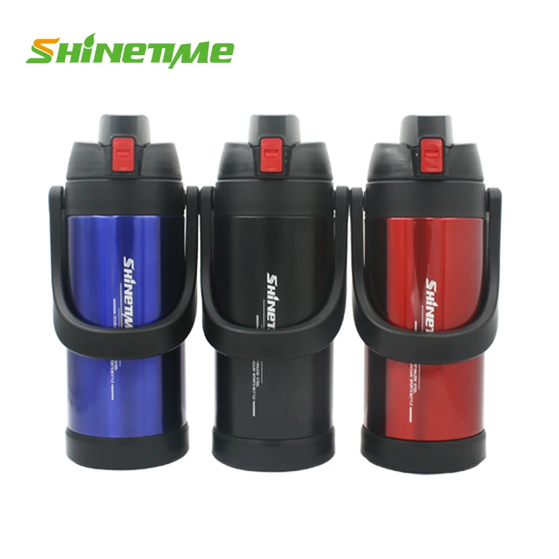 ShineTime 2L Large Capacity Classic Outdoor Vacuum Flask Stainless Steel Insulated vacuum Flask