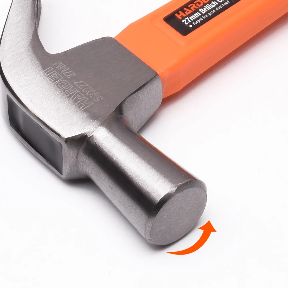 HARDEN 27mm British Claw Hammer with Fiberglass Handle