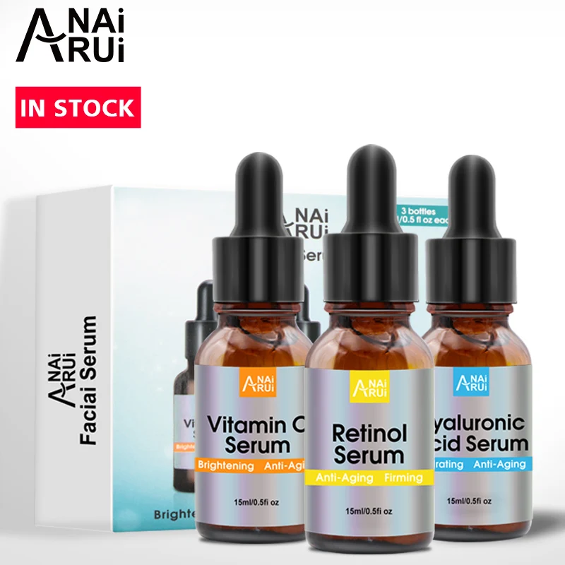 In Stock organic brightening hydrating anti-aging firming skin care serum face serum vitamin c serum