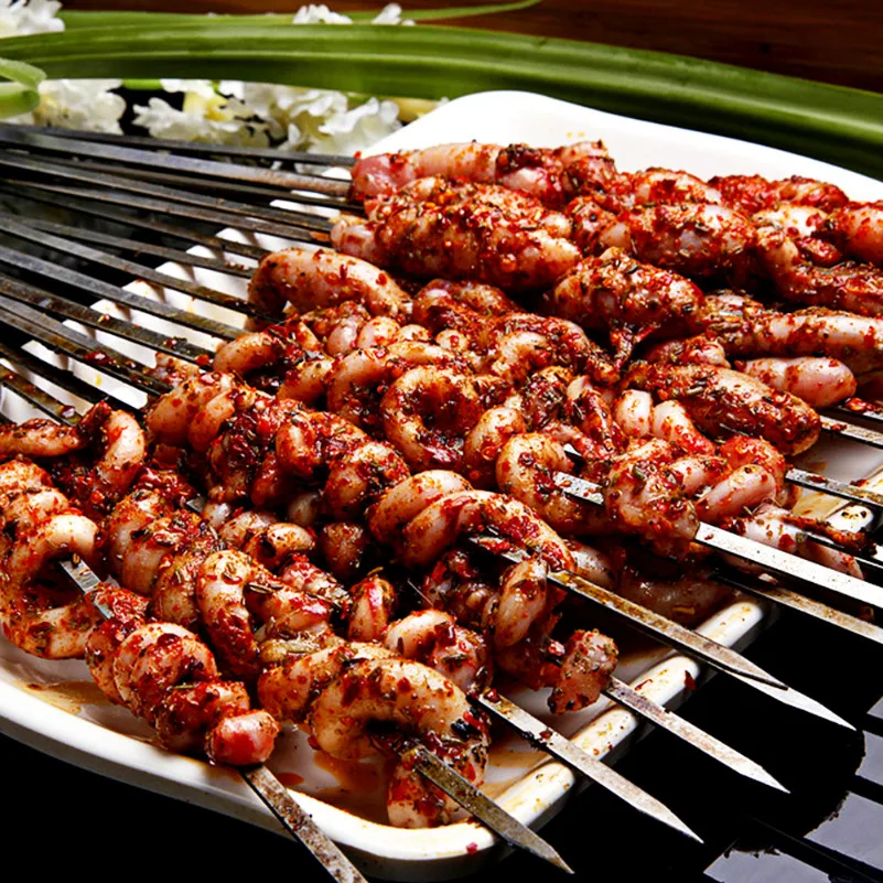  Kitchen Accessories Grilling Tools Qualified BBQ Tool Set Stainless Steel Easy Cleaning Reusable