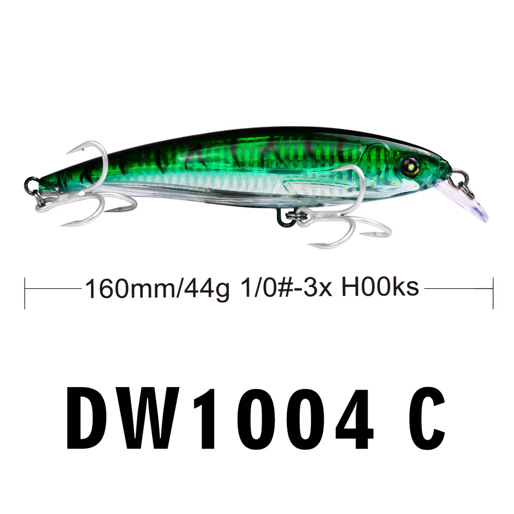 So-Easy 43g 16cm Hard Big Minnow Artificial Bait Trolling Pike 2# hook Carp pececillo	vairon	Elritze Fishing Lure Dog Working