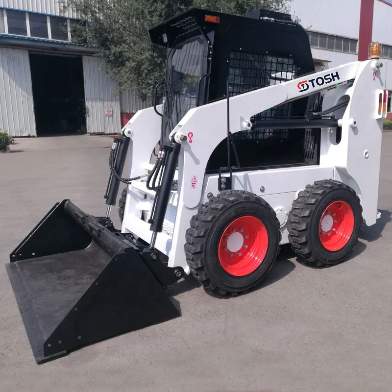 TOSH Free Shipping Cheap Wheeled Skid Steer Loader Directly Sold By Chinese Manufacturer