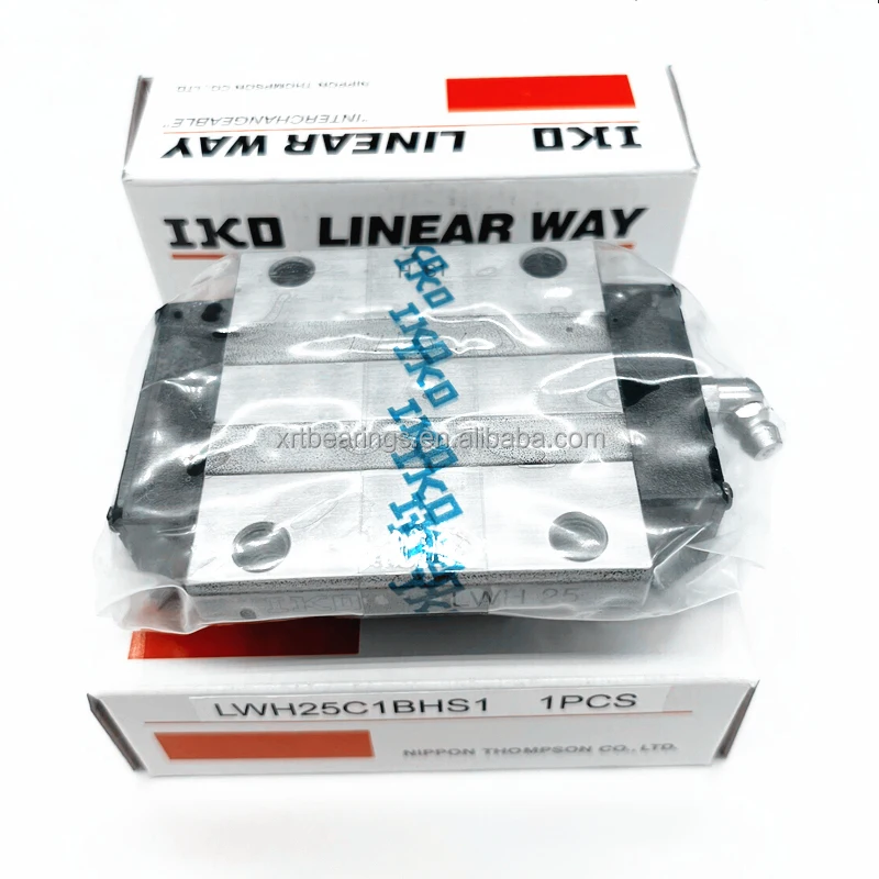 Original IKO Ball Block LWH15 LWH20 LWH25 LWH30 LWH35 LWH45 LWH55 Slider Bearing Carriage Linear Guide Rail 3D Print CNC Machine