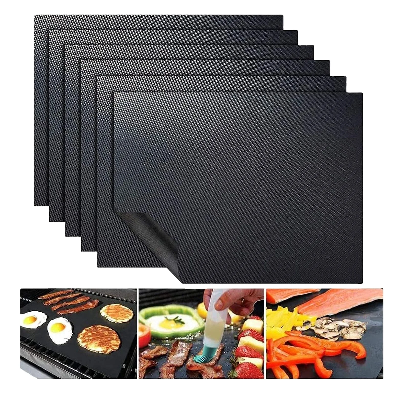 Wholesale Heavy Duty Non-stick BBQ Grill Mat Oven Liner