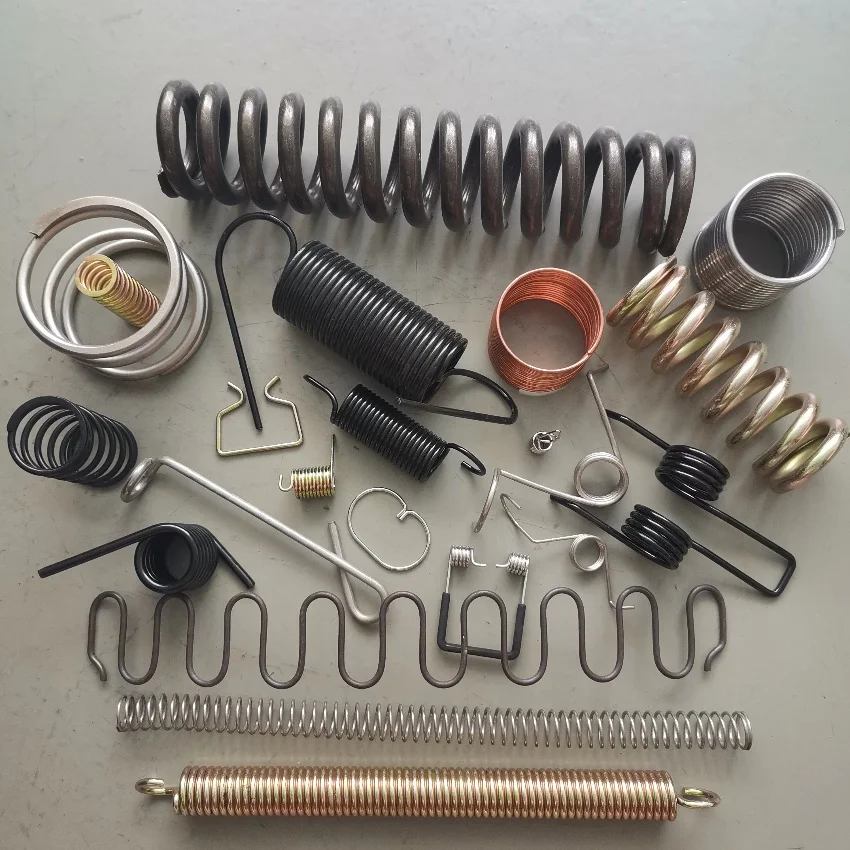 Zhejiang durable clamp spring stainless steel special-shaped hook spring electronic switch pull ring spring custom