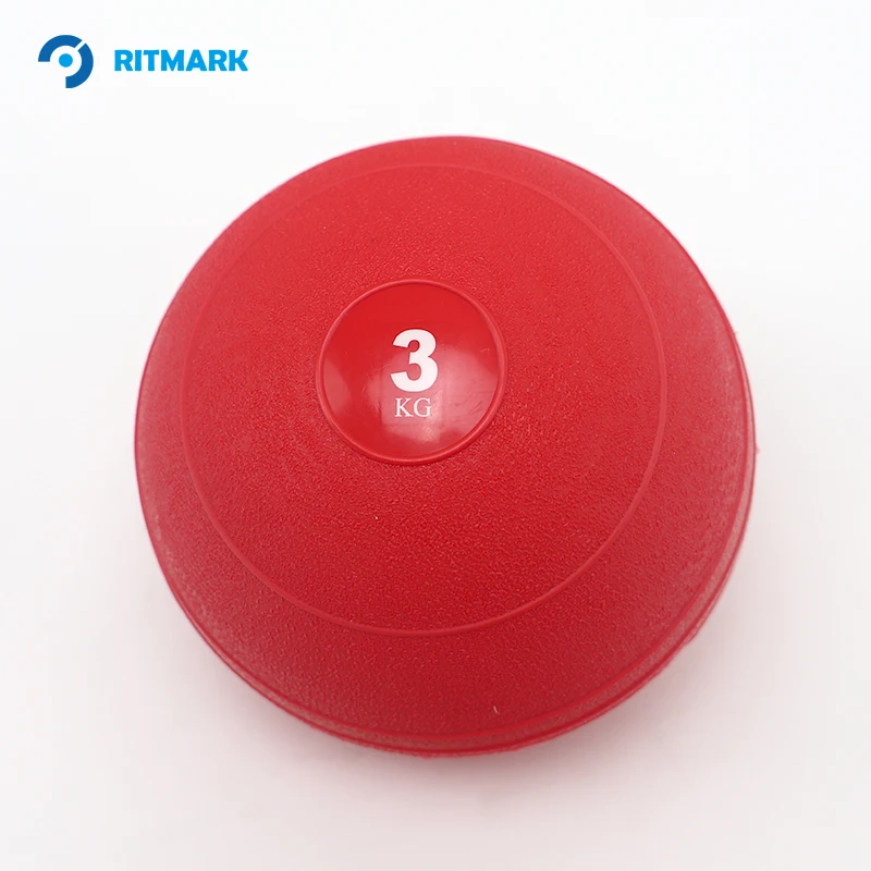 No-slip PVC Sand-Filled No-Bounce Slam Fitness Ball for Strength and Cross Workout