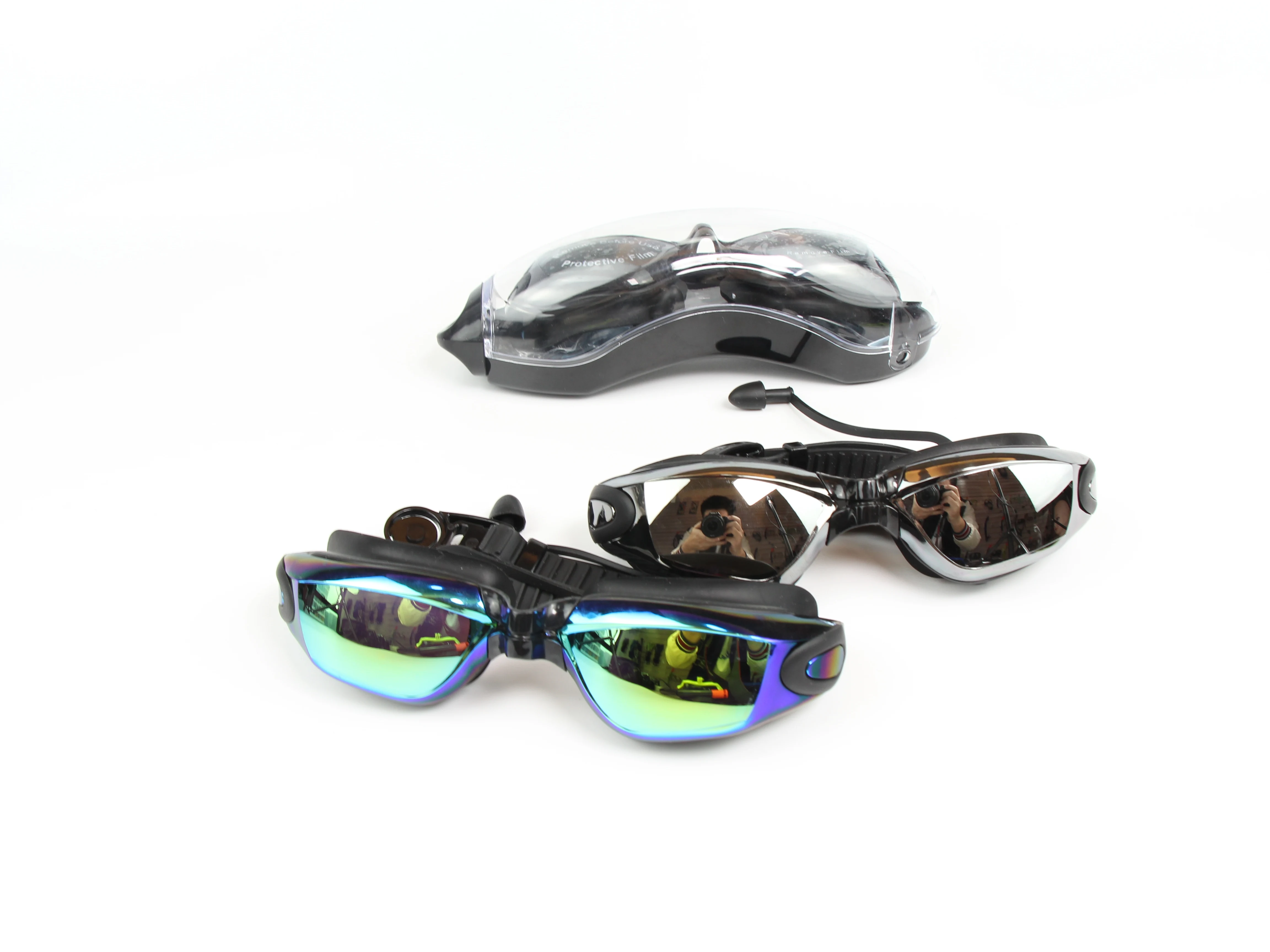 Wholesale Adult Adjustable Swimming Goggles Anti-fog High Quality Swim Eye wear eye protection Swimming Goggles