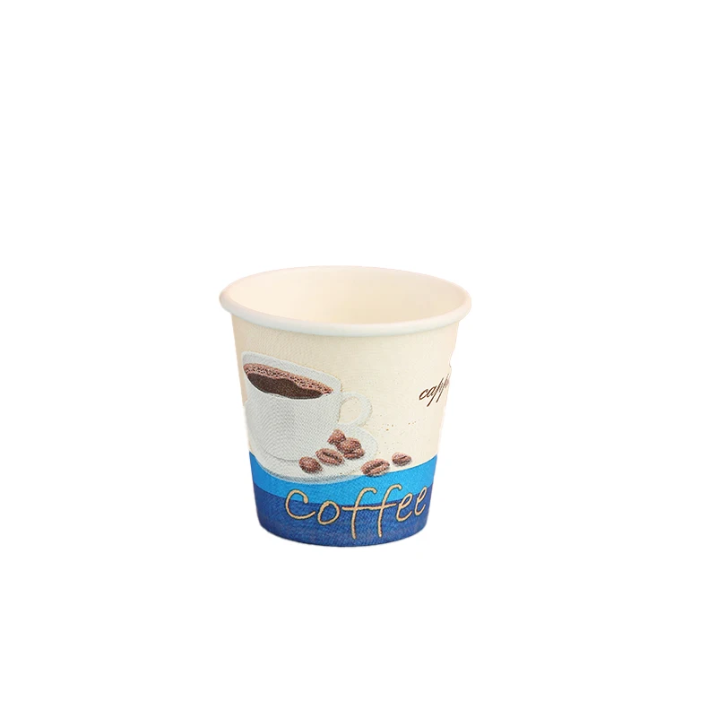 Eco friendly factory price water paper cup disposable small 2.5oz custom coffee cups paper