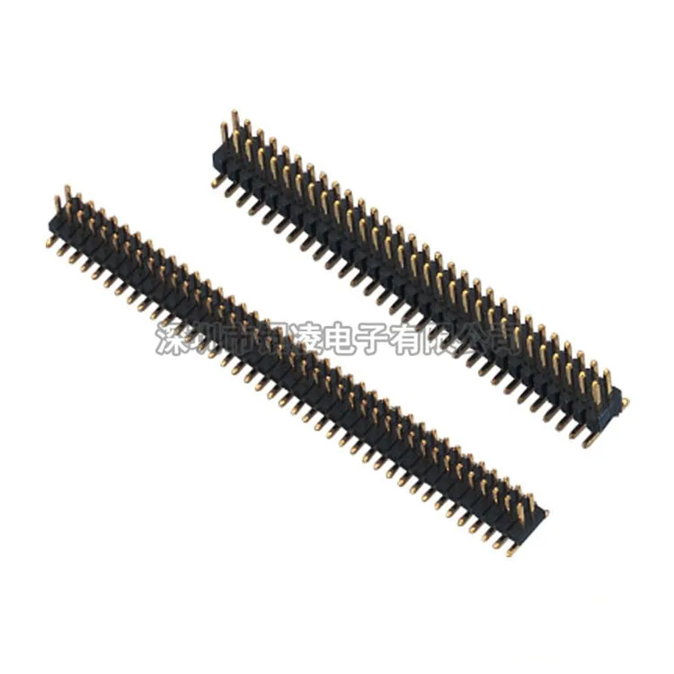 1.27mm Pin Header,Dual Row,SMT Type,Locating Peg or CAP connectors