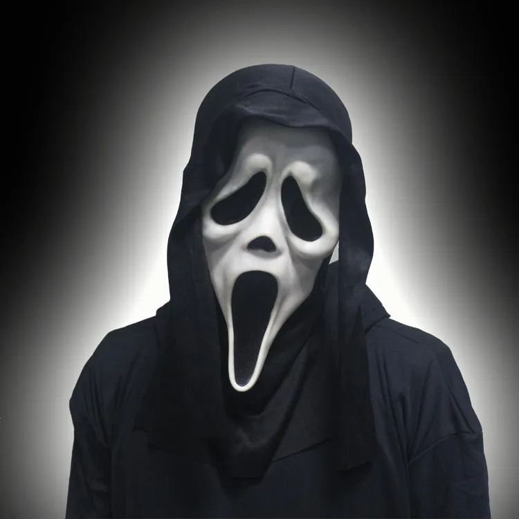 Custom Halloween Ghost Horror Death Scream Latex Mask Masquerade Party Headwear