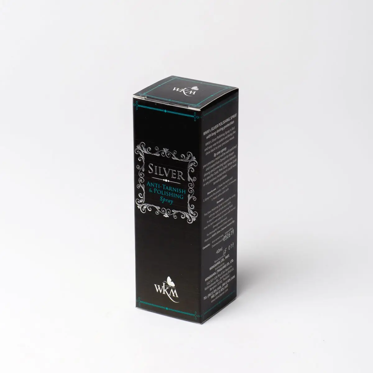 WKM Silver Anti-Tarnishing and Polishing Spray for Silver Jewelry 40 ml Quality Grade Silver Cleaner