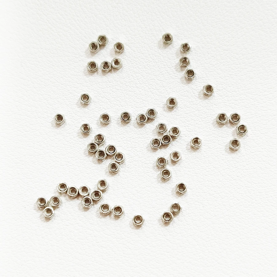 10000pcs Glasses Screw Hex Nuts 1.2mm 1.4mm Nut Eyeglasses Repairing Parts