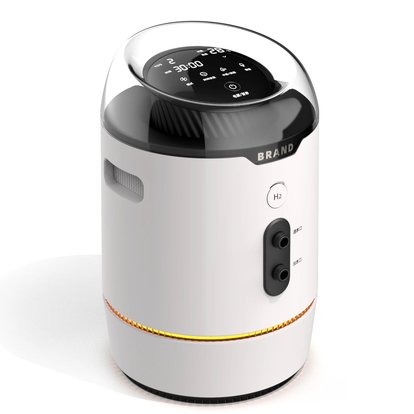 Smart Touch Screen Hydrogen Bubble Bathing Machine Bathtub Negative Ions Imported Proton Membrane SPA Bathing Machine