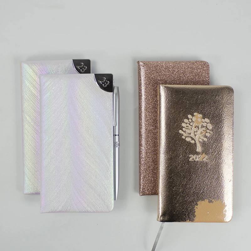Custom 2022 mini planner 2022 gold manifestation planner daily  journals with customized logo