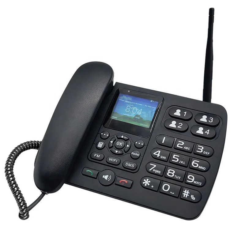 4G Wifi Support Volte Sip Lte Smart Cordless Fixed Wireless Phone Cordless Desktop Phone