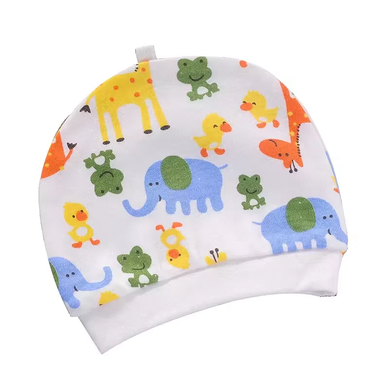 Wholesale Newborn Hospital Hat Baby Boys Girls Sleeping Hats Soft Cotton Baby Beanie Hats