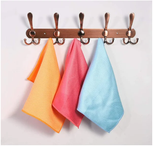 3pcs set cleaning towel household kitchen autocare microfiber cloth
