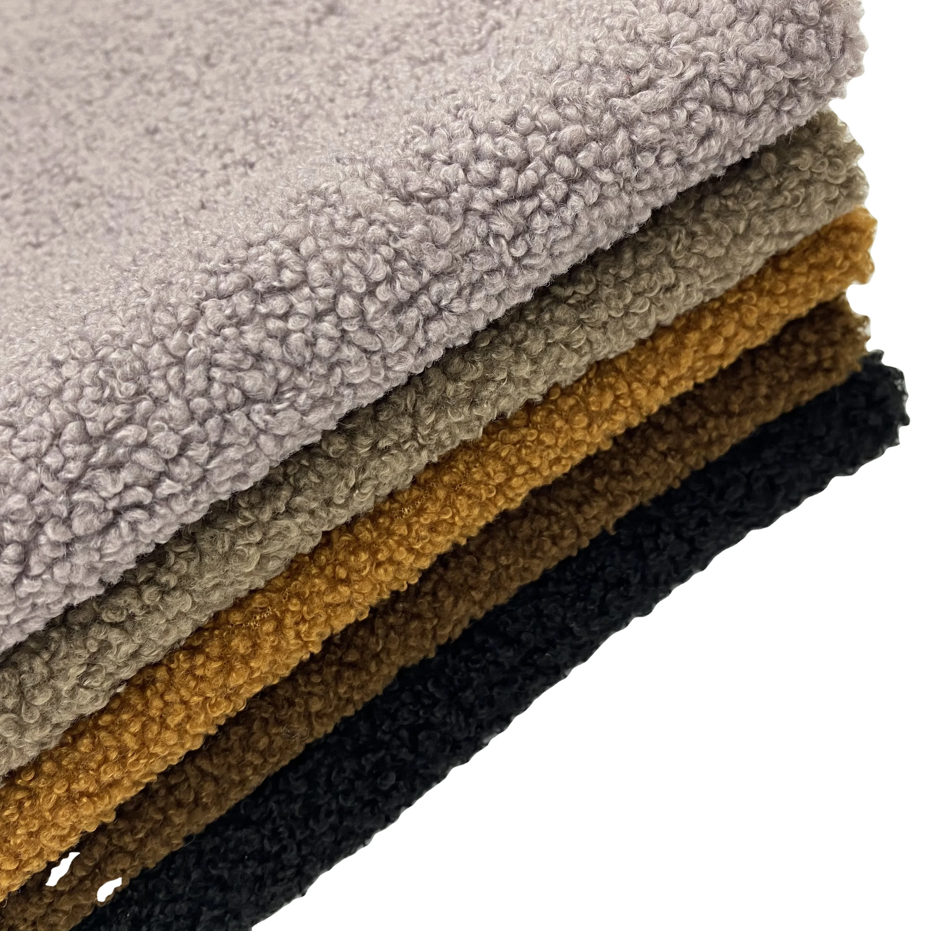 В наличии, очень мягкая флисовая ткань из 100 полиэстера для одежды