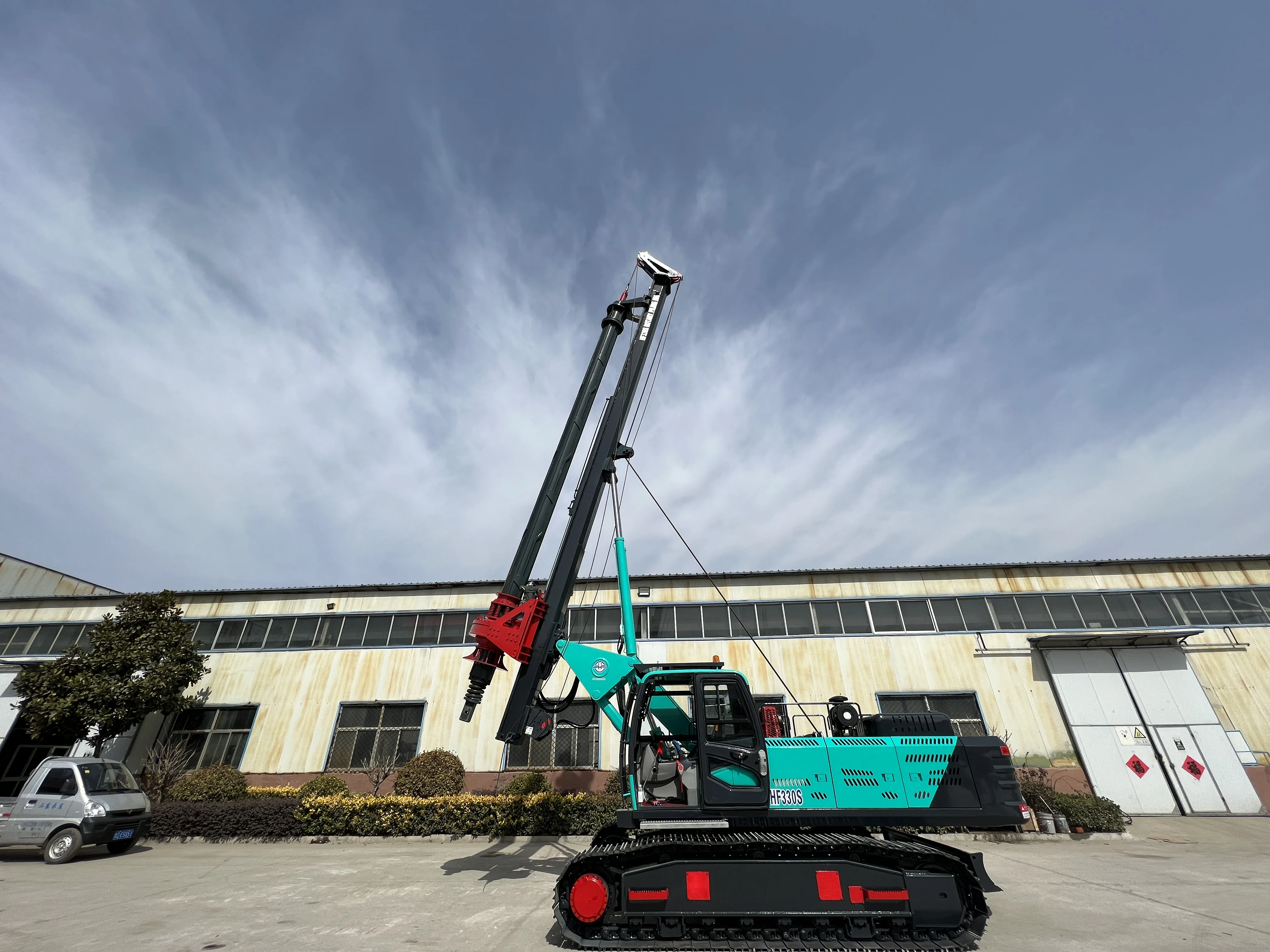 HF20+ Micropile Drilling Rig 40m rock Piling driver Rig rotary hammer price drilling machine mine drilling rig