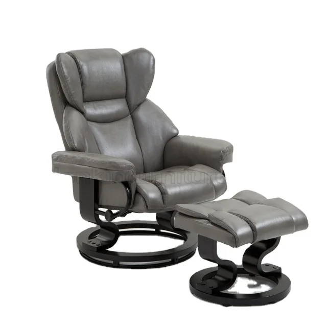 High End Recliner Sofa with Ottoman Leather Recliner Chair Recliner Sofa