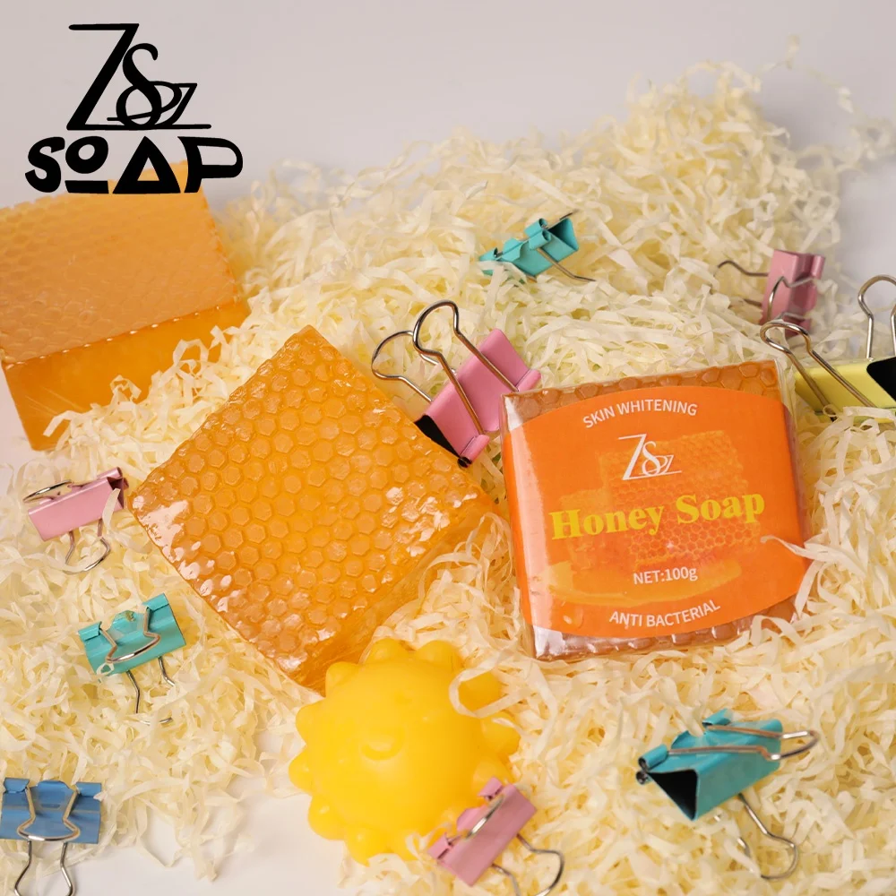 Savon De Bain Blanchissant Naturel Blanc Pour Le Visage Miel