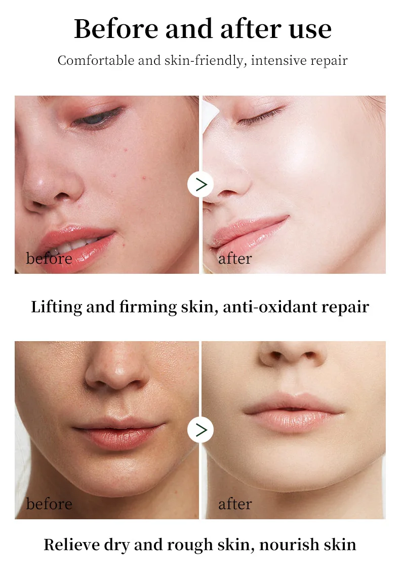 Beauty Sheet Face Vitamin C Whitening Anit Aging Moisturizing Acne Hydrating Skin Care Facial Mask