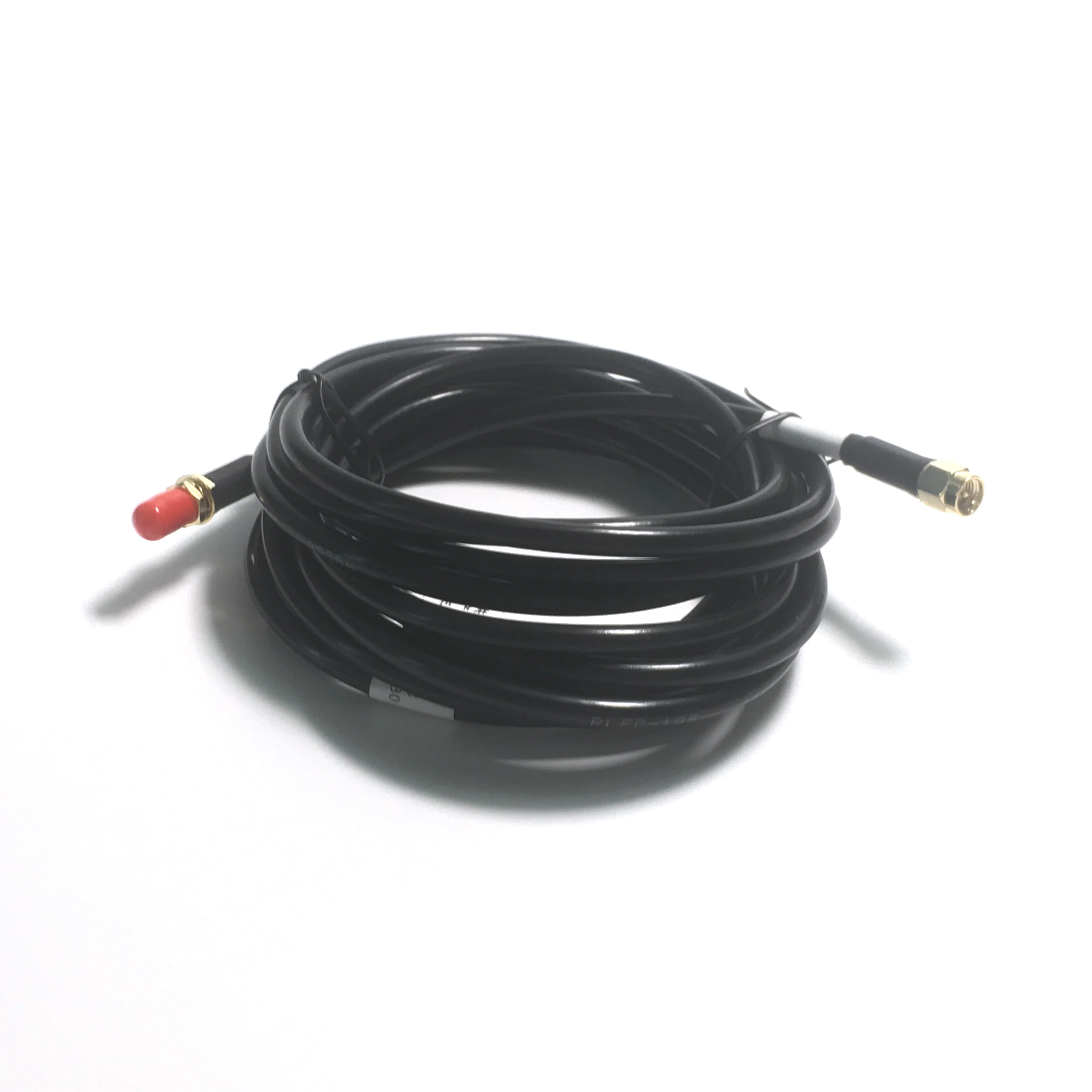 50ohm LMR195 RG58 High Quality Pigtail Cable Double SR SMA Male to SMA Female Dc-6ghz Black COAXIAL Rf Cable 5 Over 1 Pc1 Cable