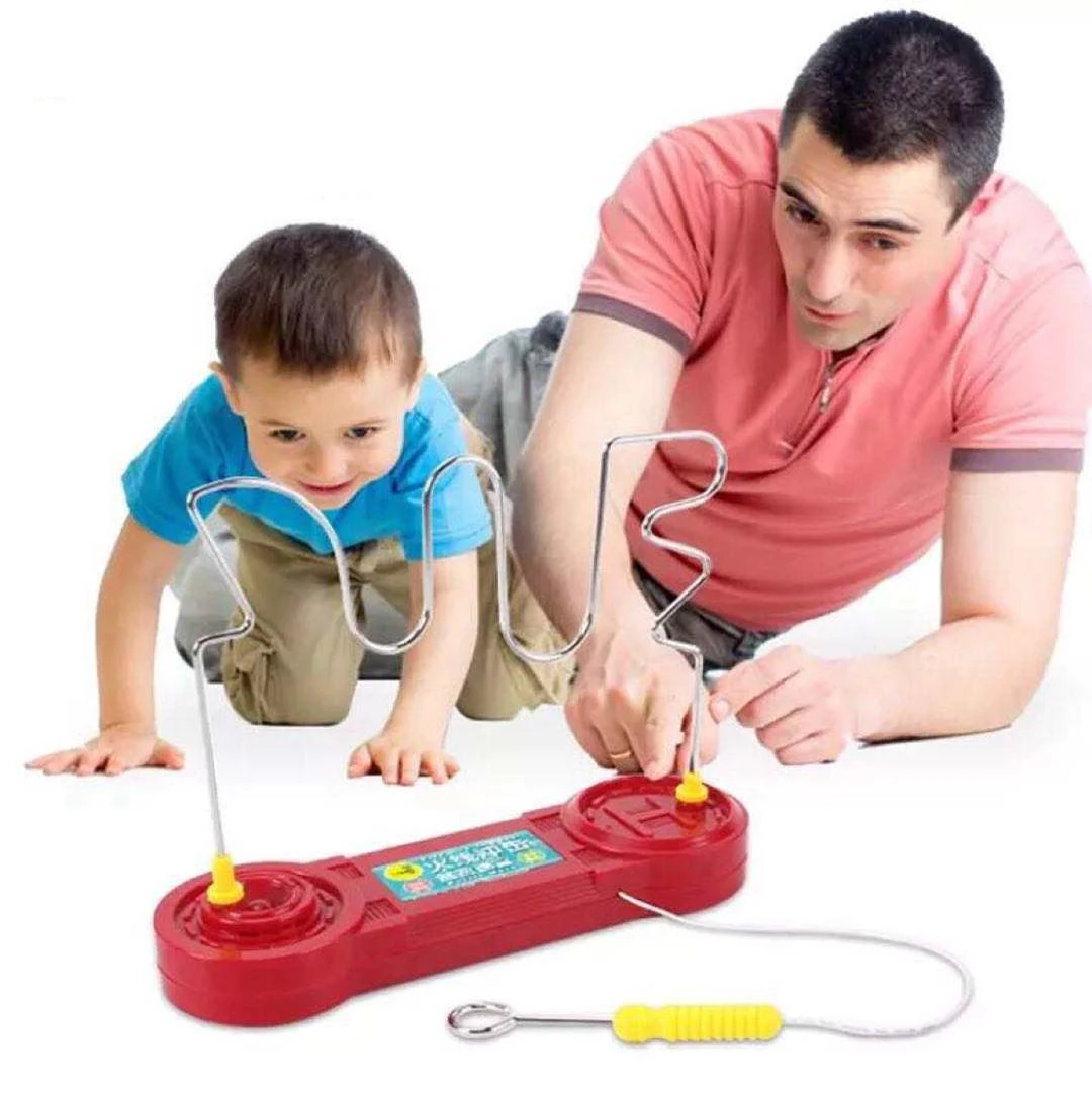 Kids Electric Interactive Touch Tube Labyrinth Toy, Kids Electric Shock Touch Maze Game
