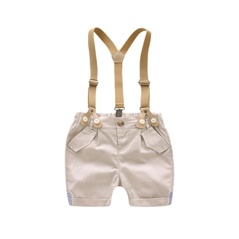 Toddler Boys Clothing Set Summer Baby Suit Shorts Shirt 1 2 3 4 Year Children Kid Clothes Suits Formal Wedding Party Costume