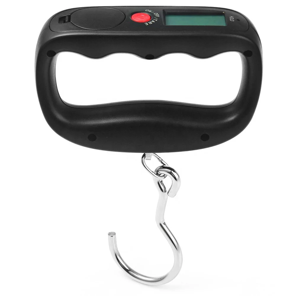 Durable Pocket Portable 50kg/10g LCD Digital Electronic Hand Held Hook Belt Luggage Hanging Scale Backlight Balance Weighing