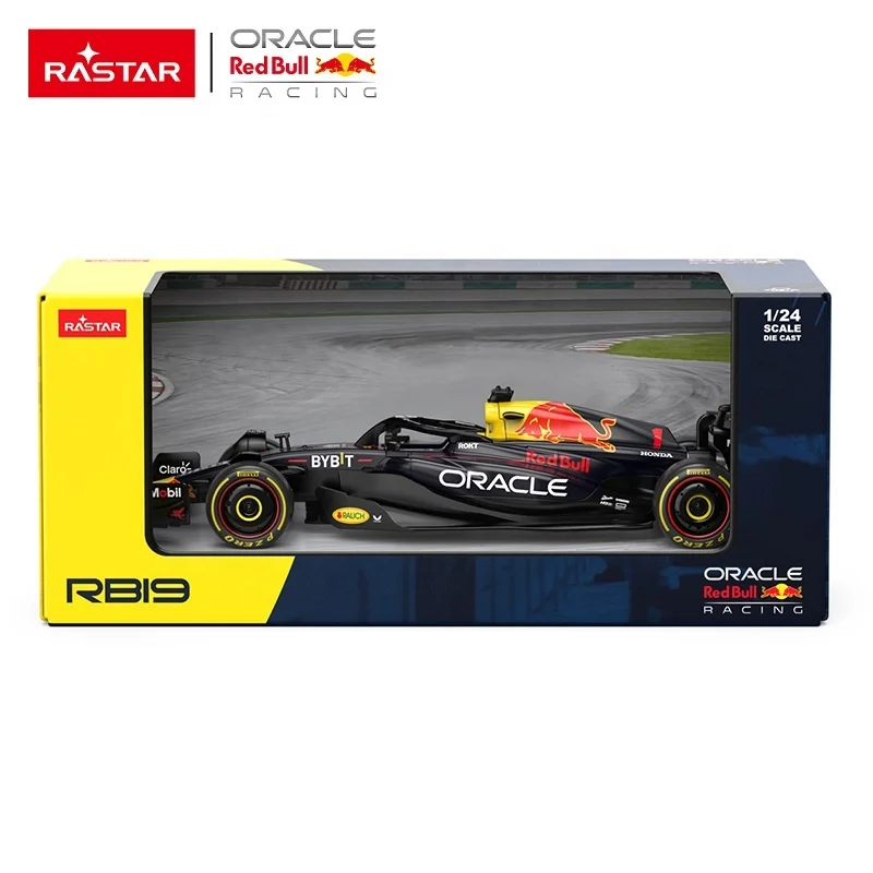 Rastar Trending Toy Official Licensed 1:24 Red Bull F1 RB19 Racing Car Die Cast Model Alloy Metal Car Decoration Collection Gift