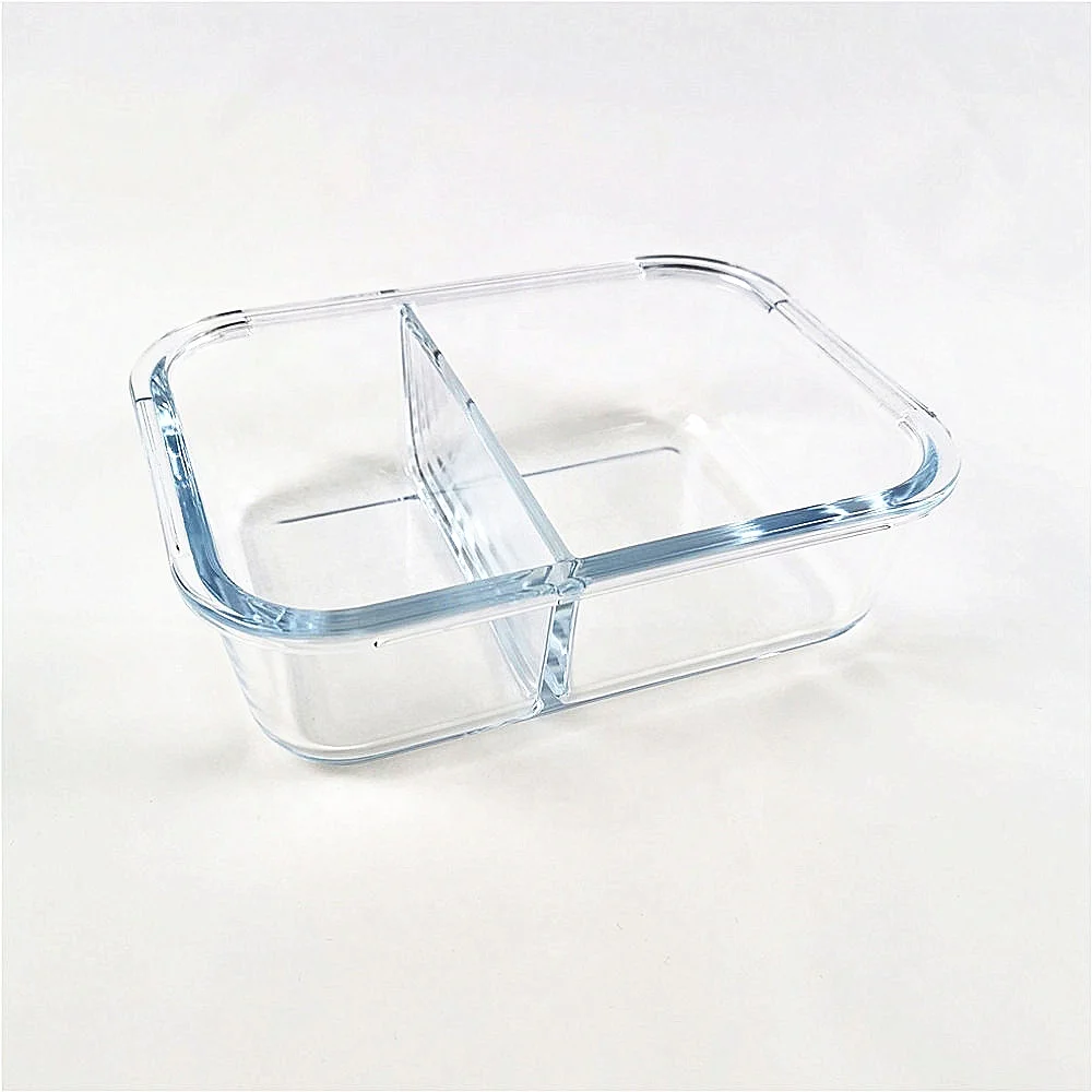 Экологически чистые стеклянные контейнеры для еды без бисфенола А 100%, безопасный контейнер для хранения пищевых продуктов с крышкой из полипропилена