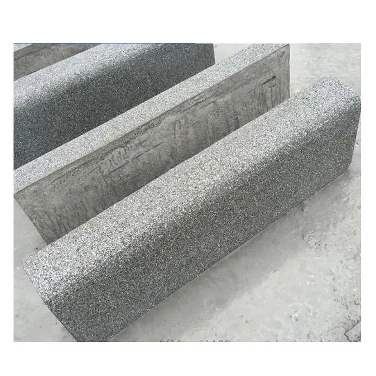 Современный стиль бордюры дешевый садовый гранит серый бордовый Камень прямоугольный камень