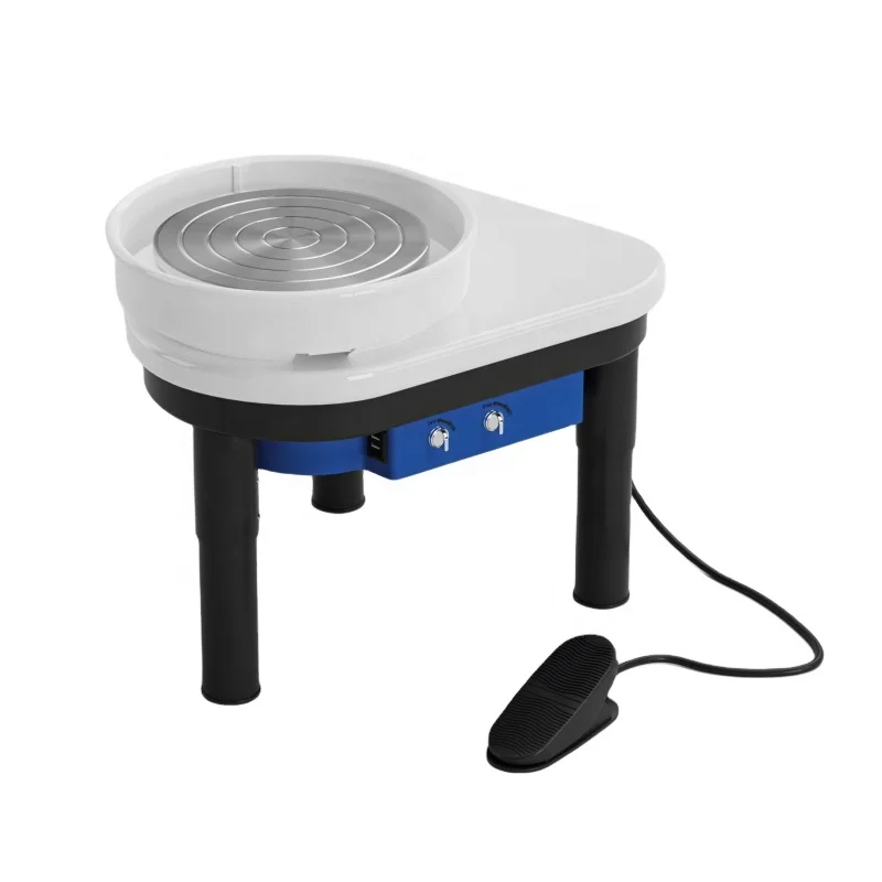 2023 New Design Professional 800W Direct drive  Frequency Conversion Pottery wheel for 32CM Adjustable legs Pottery Forming Mach