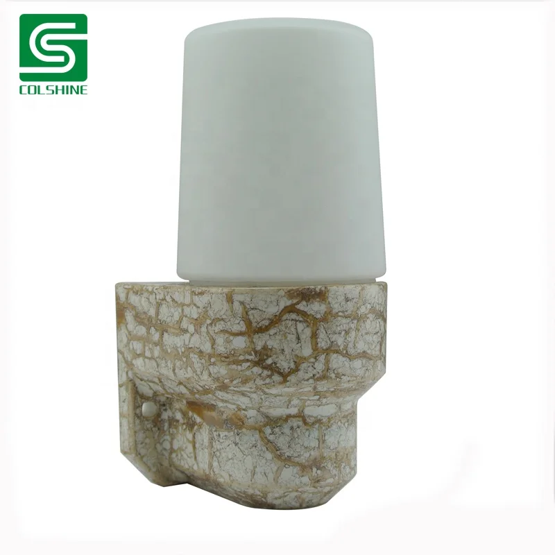 Sauna lamp for bath and sauna linder with white color