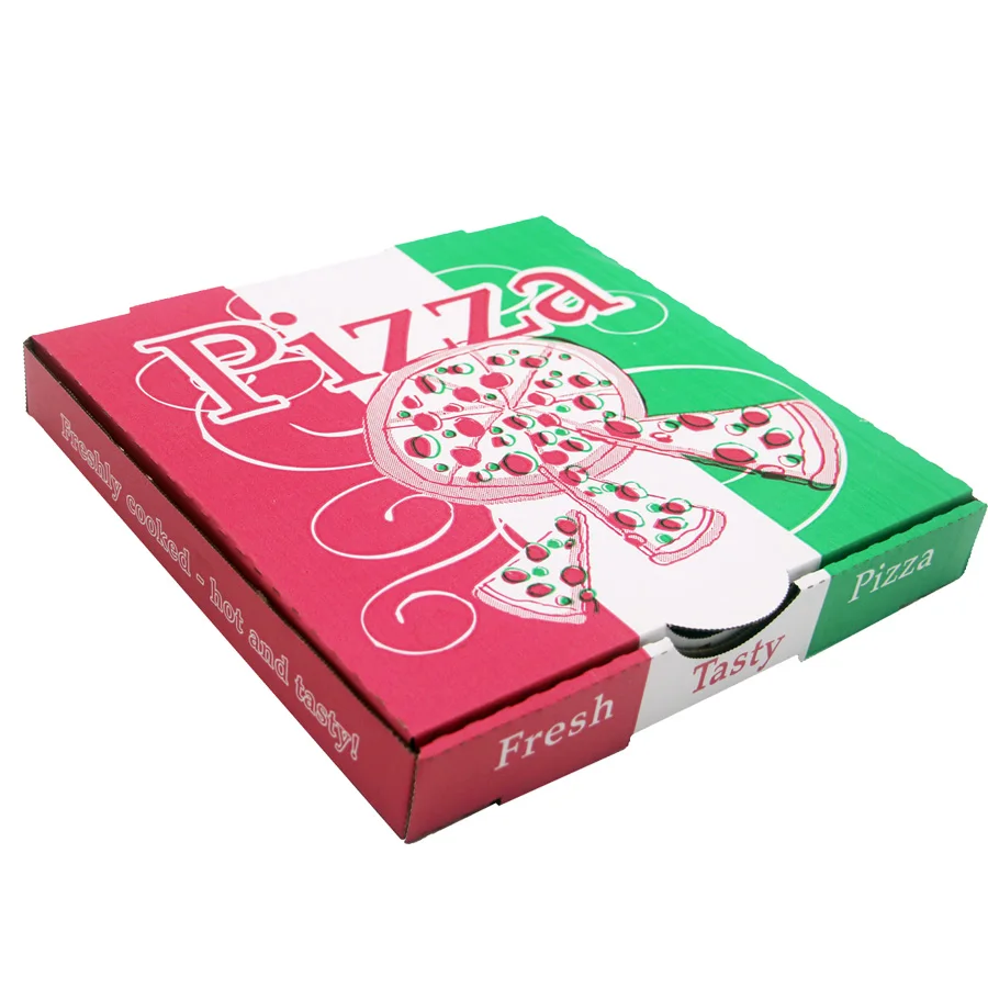 Factory Recyclable Biodegradable Take Away Box Custom Size Printing Pizza Boxes