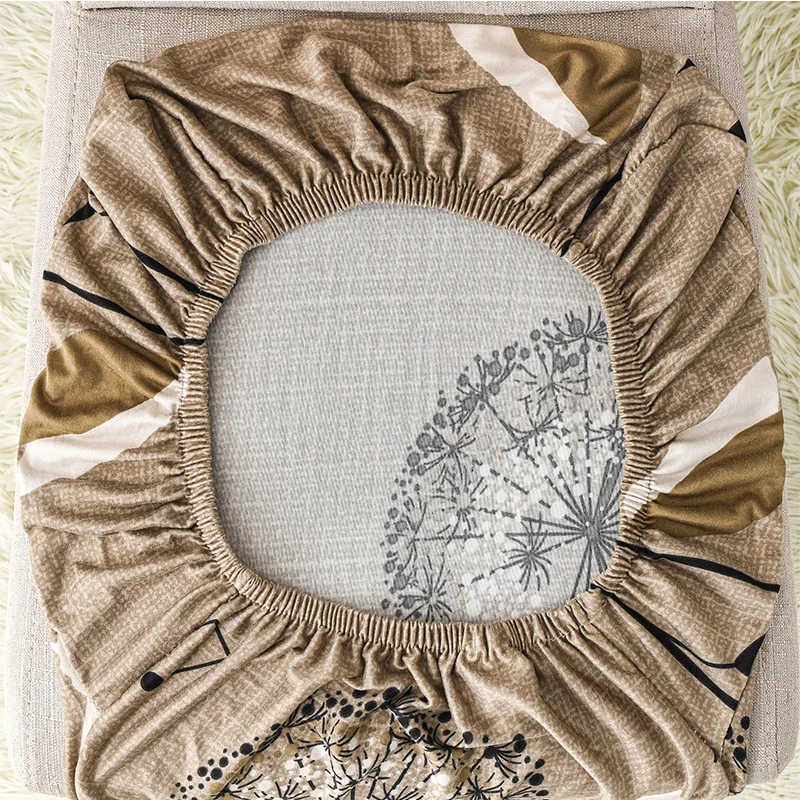 One-Piece Printed Elastic Dining Table Wedding Chair Cover Anti-Fouling Cover for Hotel Restaurant Stool Chair for Home Use