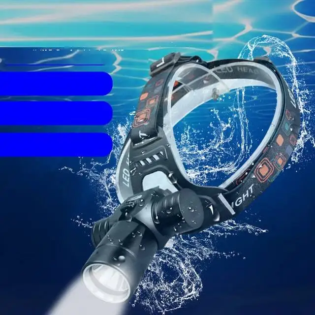 Diving Led Flashlight Xm-l2 U2 18650 Waterproof Underwater Torch Flash Led Light Lamp
