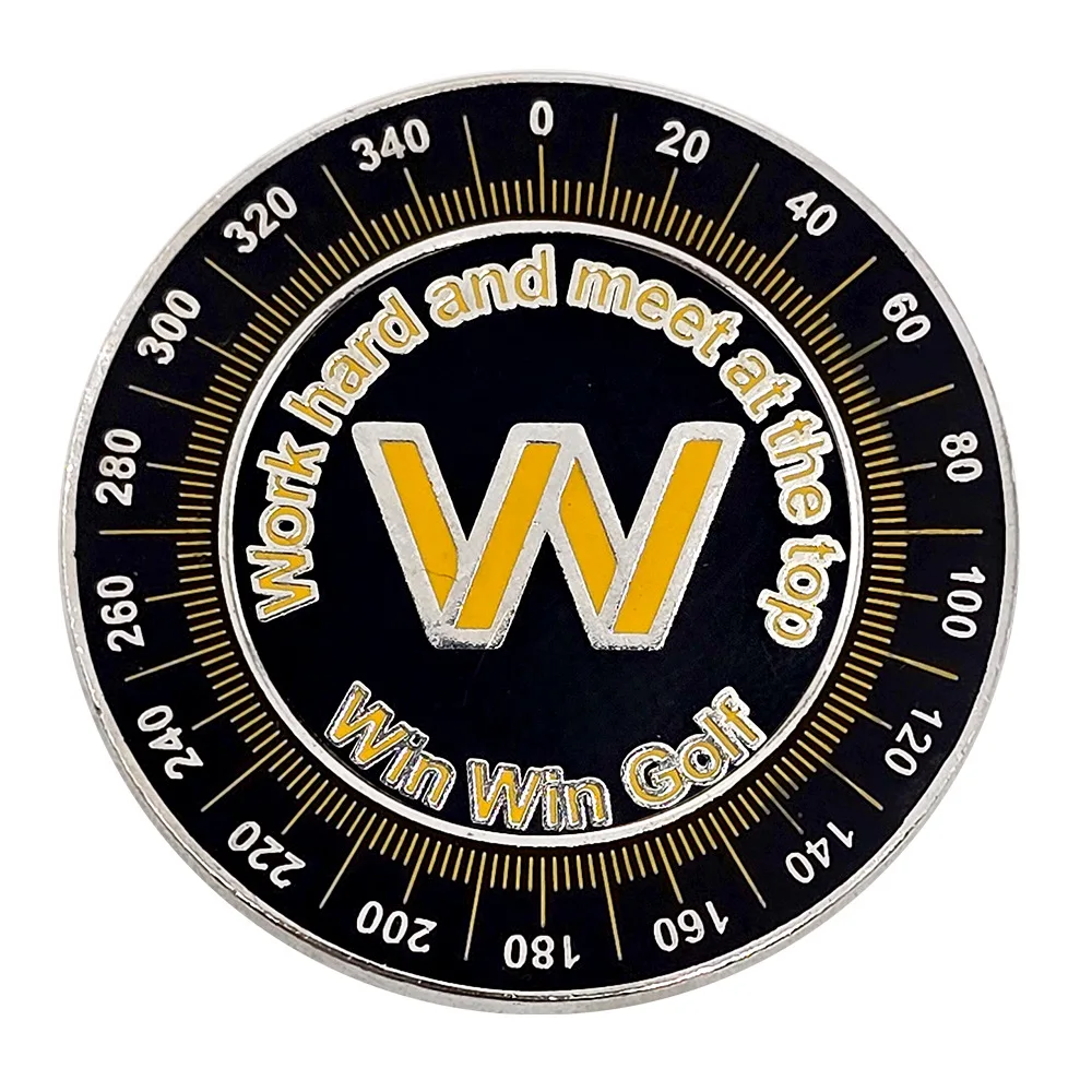 40mm Golf Ball Marker Golf Poker Chips Gifts Sets with magnet Golf On Course Accessories
