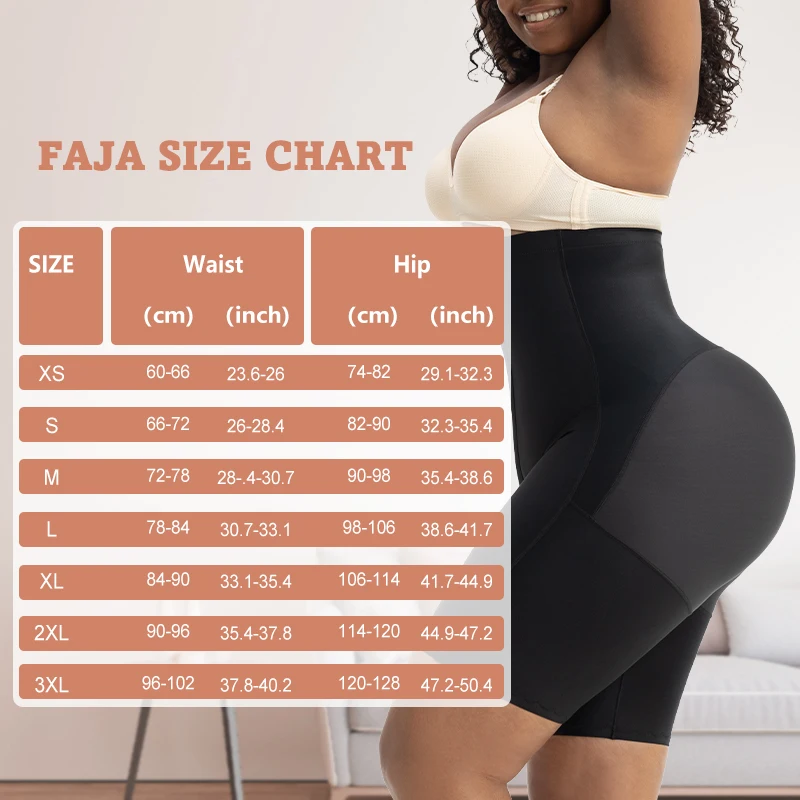 2 in 1 Postpartum Abdomen bbl Shapewear Shorts High Waist Tummy Control High Waisted Compression Shapewear Fajas Short For Women