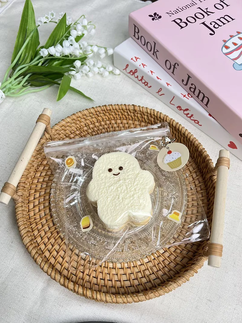 Hot sales New Design Cream Gingerbread Man Girl Gifts Cartoon Squishy Soft Plush Toy