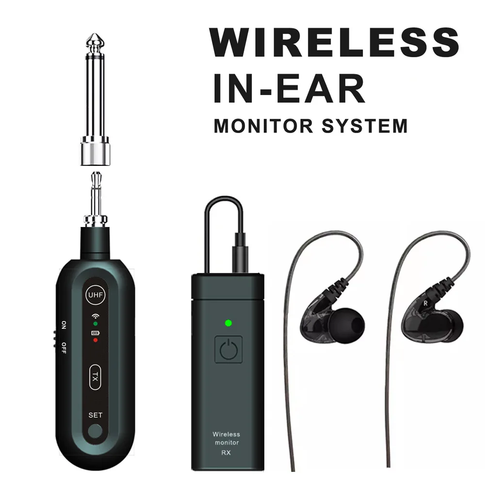 MIM-M1 wireless monitoring singer stage return music accompaniment audio host voice real-time return ear monitoring system UHF