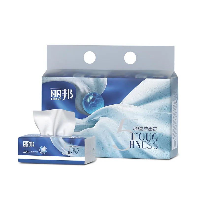 Wholesale Face Cleaning Home Soft Handkerchief Pack Good Quality Facial Tissue Paper Napkins